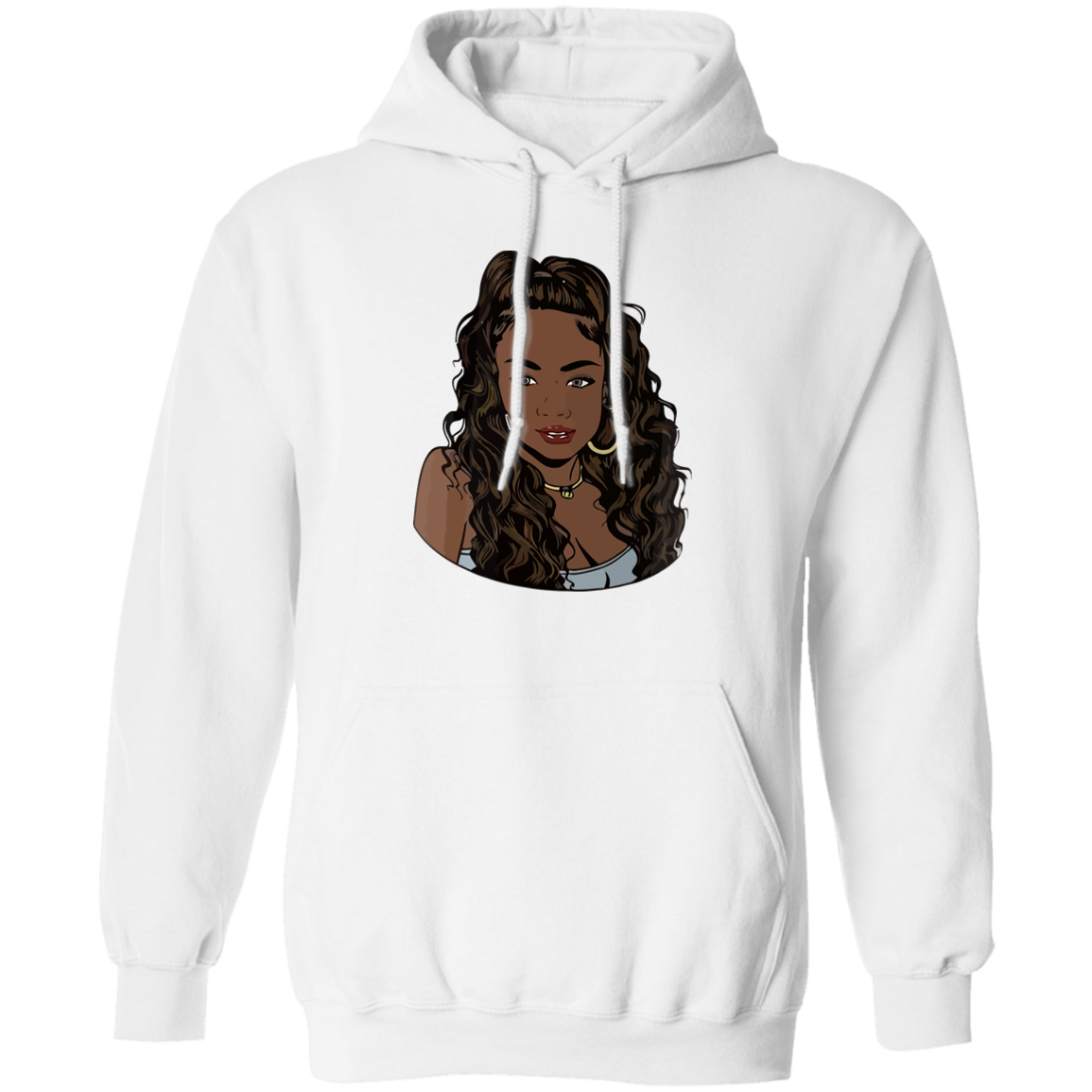 African lady beauty G185 Pullover Hoodie