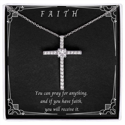 FAITH | CZ Cross necklace