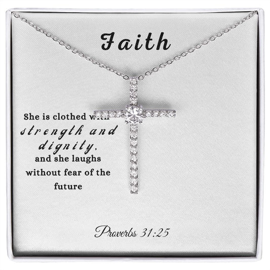 Faith | CZ Cross necklace