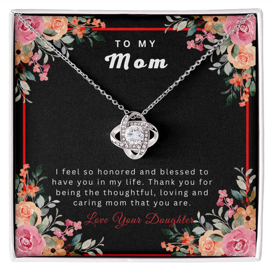To my MOM | beautiful Love Knot Necklace