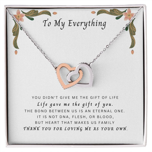 TO MY EVERYTHING | Interlocking Hearts necklace