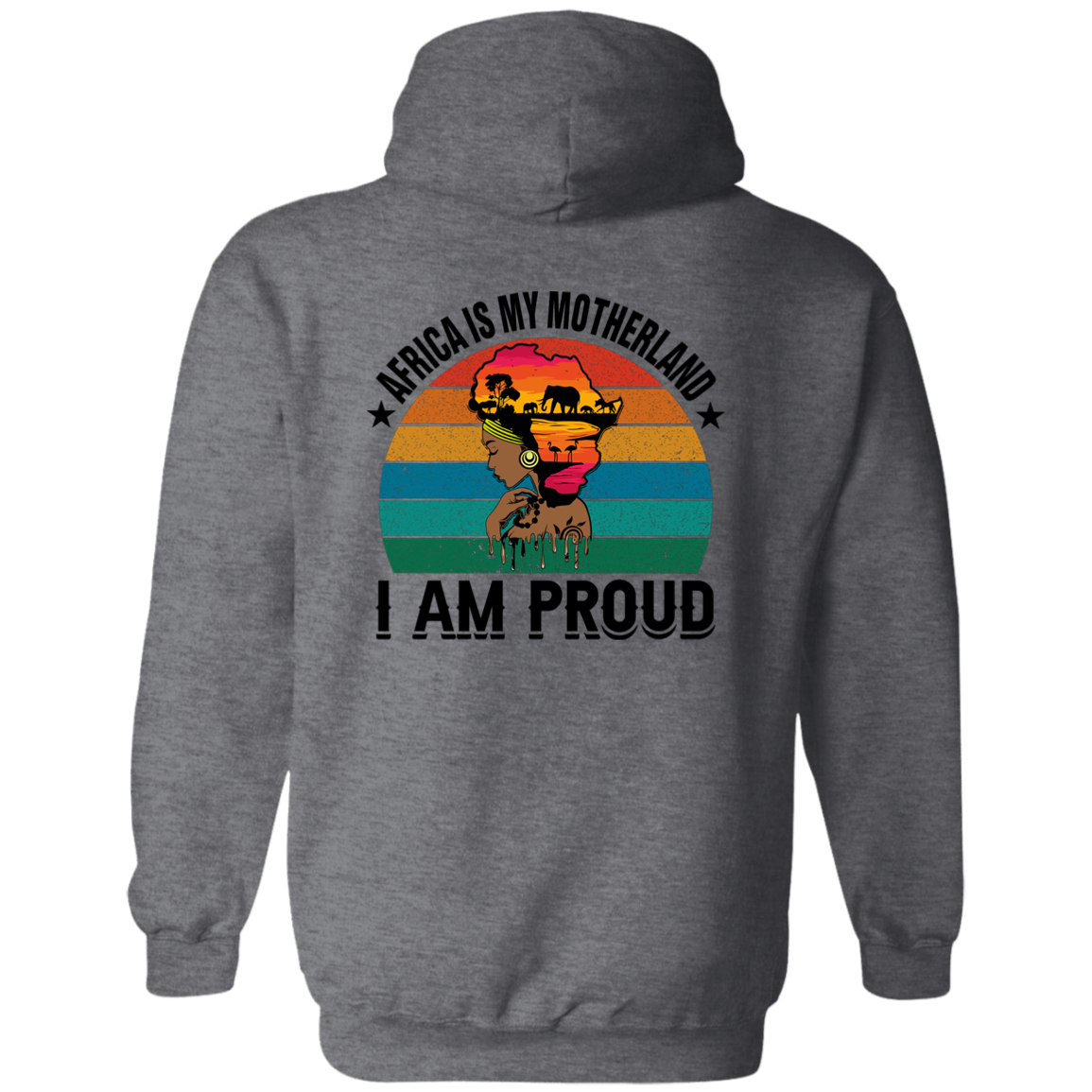 Africa hoodie G185 Pullover Hoodie