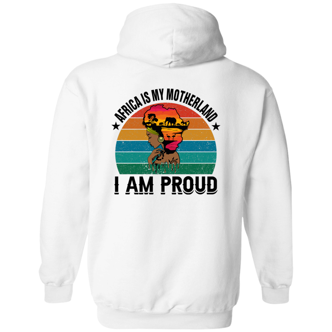 Africa hoodie G185 Pullover Hoodie