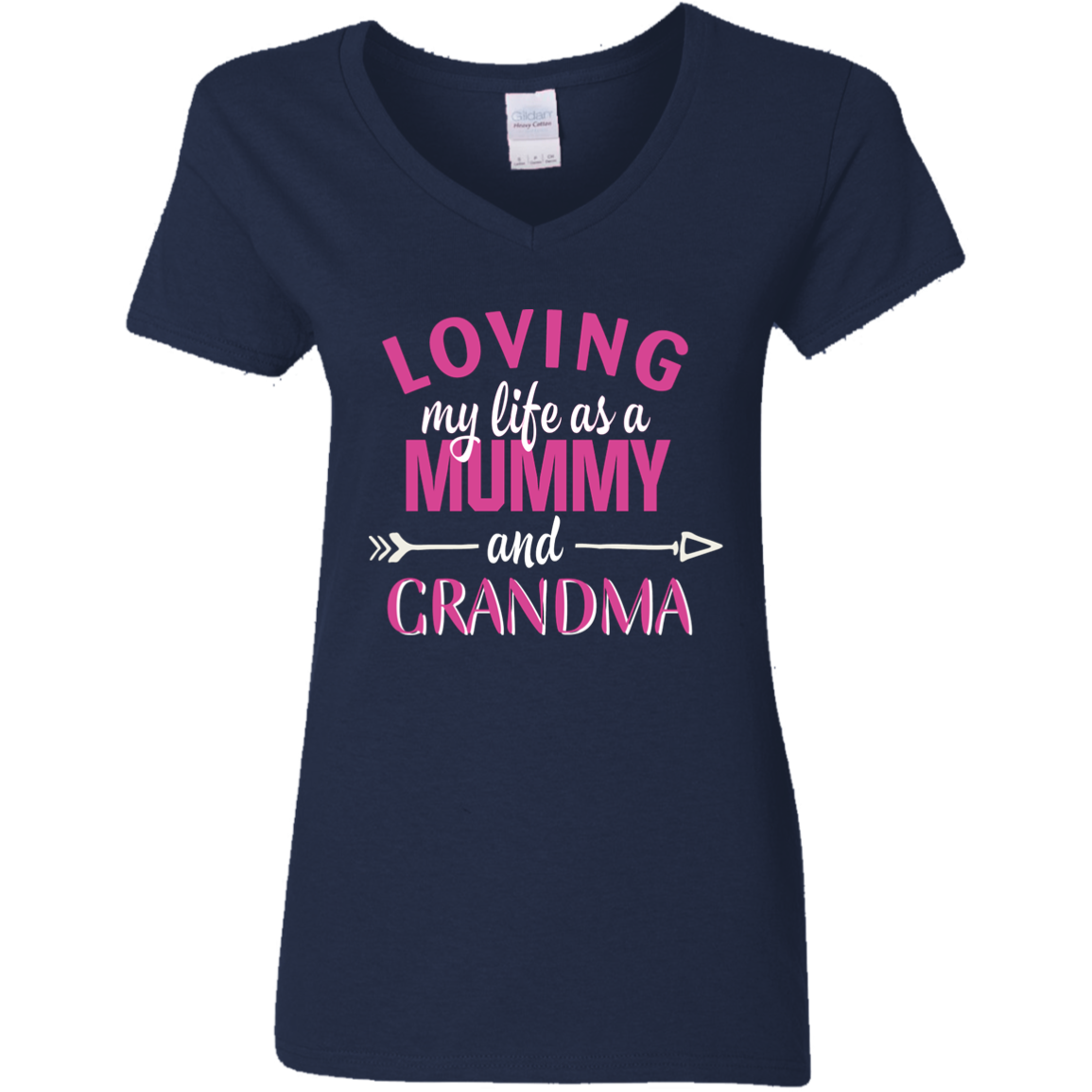 MOM Teeshirt G500VL Ladies' 5.3 oz. V-Neck T-Shirt