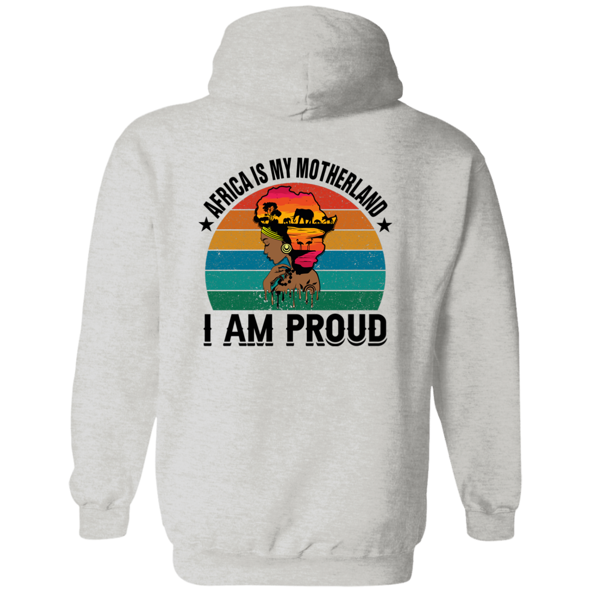 Africa hoodie G185 Pullover Hoodie