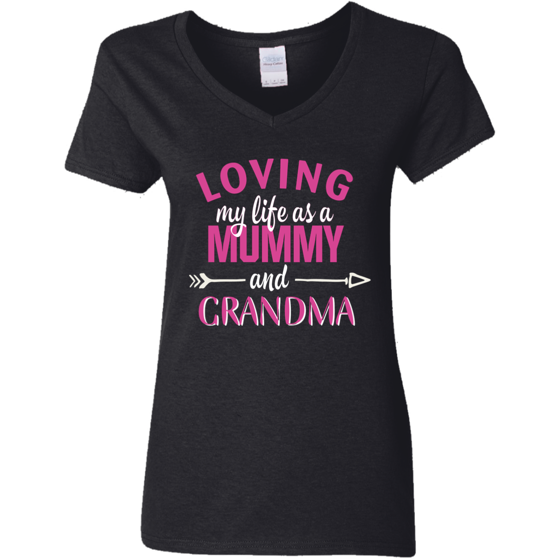 MOM Teeshirt G500VL Ladies' 5.3 oz. V-Neck T-Shirt